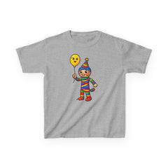 Colorful Clown Kids Tee, Fun Birthday Shirt, Playful Gift for Kids