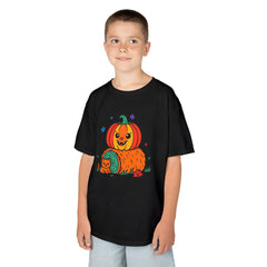 Halloween Kids T-Shirt, Cute Pumpkin Design, Halloween Costume