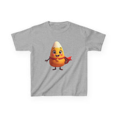 Cute Superhero Candy Corn Kids Tee, Halloween Shirt, Fall Outfit, Trick or Treat Shirt, Kids Costume Top