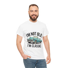 Classic Car Quote Tee for Vintage Lovers, Funny Gift for Car Enthusiasts, Unisex Cotton Shirt, Birthday, Retro Style Apparel