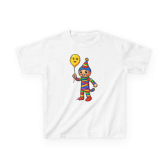 Colorful Clown Kids Tee, Fun Birthday Shirt, Playful Gift for Kids