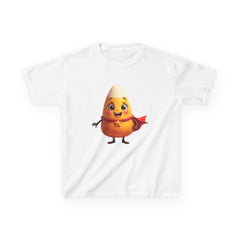 Cute Superhero Candy Corn Kids Tee, Halloween Shirt, Fall Outfit, Trick or Treat Shirt, Kids Costume Top