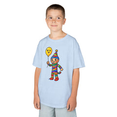 Colorful Clown Kids Tee, Fun Birthday Shirt, Playful Gift for Kids