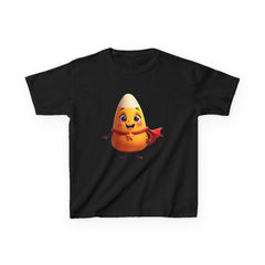 Cute Superhero Candy Corn Kids Tee, Halloween Shirt, Fall Outfit, Trick or Treat Shirt, Kids Costume Top