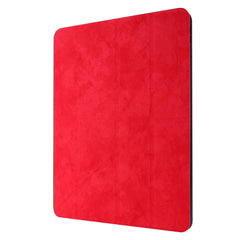 iPad Air 13 2025 / 2024 Case Marble Style Cloth Texture - Red