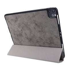 iPad Air 13 2025 / 2024 Case Marble Style Cloth Texture - Grey