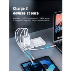 USB Wall Charger Fast Charge 65W PD for MacBook, Surface, Mobile Phones