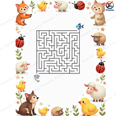 Maze Book for Kids PDF | Hard Level Mazes | Level 3 Printable