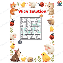Maze Book for Kids PDF | Very Hard Level Mazes | Level 4 Printable