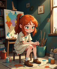 The Girl Who Painted Rainbows | Kids Story PDF | Joyful Story for Ages 3-8 | 25 Pages Art + 25 Pages Text | Instant Digital Download eBook