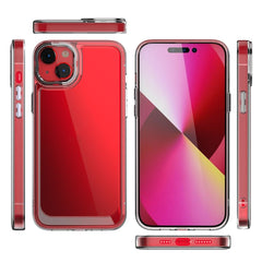 iPhone 15 Plus Case Acrylic and TPU Shockproof - Transparent