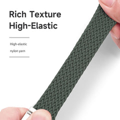 Apple Watch 49mm / 45mm / 44mm / 42mm Band Braided Dux Ducis - Olive Green