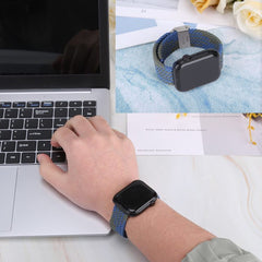 Braided Band for Apple Watch 41mm / 40mm / 38mm - Black Blue Green