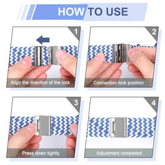 Braided Band for Apple Watch 41mm / 40mm / 38mm - Colourful