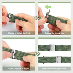 Braided Band for Apple Watch Series 41mm / 40mm / 38mm - Olive Green