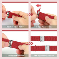 Braided Band for Apple Watch Series 41mm / 40mm / 38mm - Red
