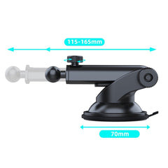 Car Phone Holder Dashboard Sucker Mount Telescopic Long Arm Mount