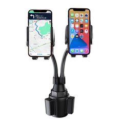 Car Phone Holder for Car Cup Double Mobile Phone Holder Mount