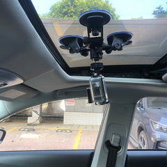 Car Video Shooting Camera, Phone Holder Suction Cup+PTZ+Phone Clip