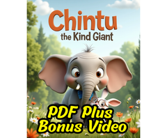 Chintu the Kind Giant Story PDF: Children's Printable Book + Video (Ages 3-8)