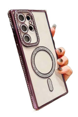 Samsung Galaxy S24 Ultra 5G Case Diamond Gradient Plated - Purple