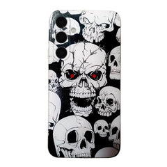 Samsung Galaxy A35 5G Case Drawing Pattern TPU - Skull