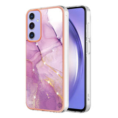 Samsung Galaxy A15 5G Case Electroplating Marble - Purple
