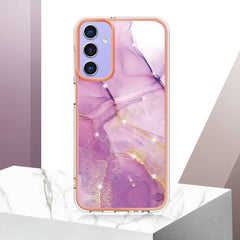 Samsung Galaxy A15 5G Case Electroplating Marble - Purple