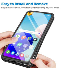 Samsung Galaxy A21S Case Made With Acrylic and TPU - Black