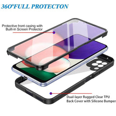 Samsung Galaxy A22 4G Case Made With Acrylic and TPU - Black