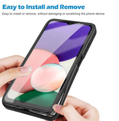 Samsung Galaxy A22 4G Case Made With Acrylic and TPU - Black