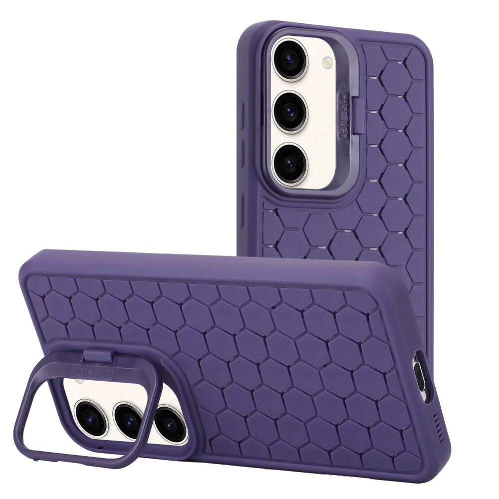 Samsung Galaxy S23 5G Case TPU Honeycomb Radiating - Purple