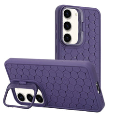 Samsung Galaxy S23 5G Case TPU Honeycomb Radiating - Purple