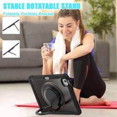 iPad Air 11 2024 Case With Pen Slot & Strap - Black