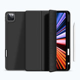 iPad Pro 12.9 2022 / 2021 Case WiWU Ultra-thin Three-folding - Black