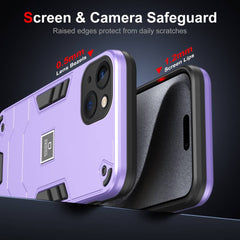 iPhone 13 Case 2 in 1 Shockproof PC and TPU - Purple