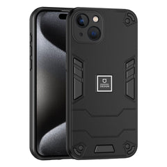 iPhone 13 Case 2 in 1 Shockproof TPU and PC - Black