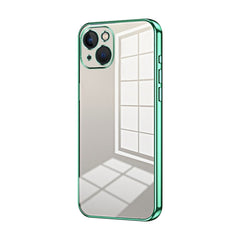 iPhone 13 Case Transparent Plating Fine Hole - Green