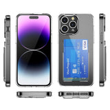 iPhone 13 Pro Case with One Card Slot - Transparent