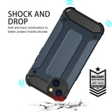 iPhone 14 Case Made With Shockproof PC TPU Material - Black