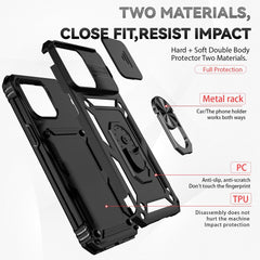 iPhone 15 Pro Max Case With Sliding Camshield Cover - Black