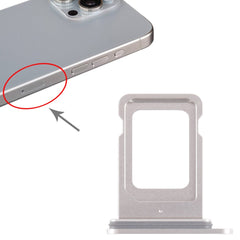 iPhone 15 Pro Max SIM Card Tray Slot Replacement - White