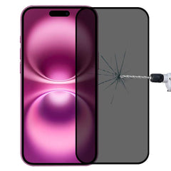 iPhone 16 Plus Anti-Spy Tempered Glass Film - Full Cover HD Privacy Screen
