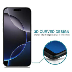 iPhone 16 Pro Max Anti-Spy Tempered Glass - Full Cover Privacy HD Screen