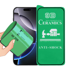 iPhone 16 Pro Max Ceramic Film - 9D Full Glue, Max HD Screen Guard