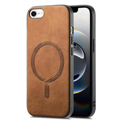 iPhone 16e Case Protective Retro Magsafe PU - Brown