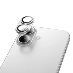 iPhone 17 Lens Protector HOCO V16 Aluminum Full Guard – Silver