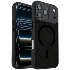 iPhone 17 Pro Case - Magnetic Frosted Skin-Feel Cover, Black