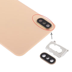 iPhone XS Max Battery Back Cover with Camera Lens Cover & Adhesive - Gold