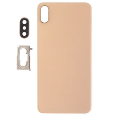 iPhone XS Max Battery Back Cover with Camera Lens Cover & Adhesive - Gold